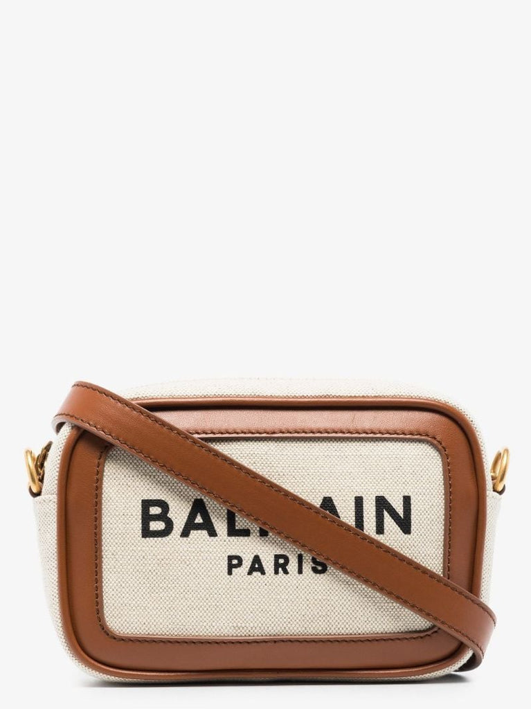 Neutral B-army Canvas Cross Body Bag