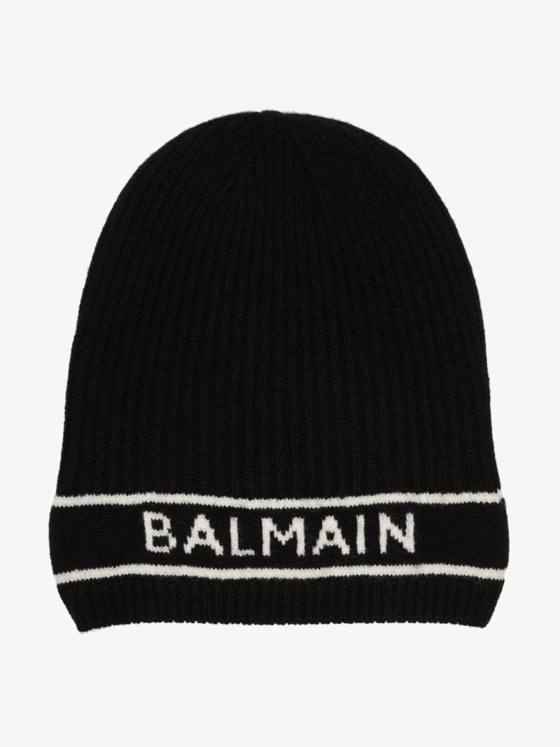 Black Logo Beanie Hat