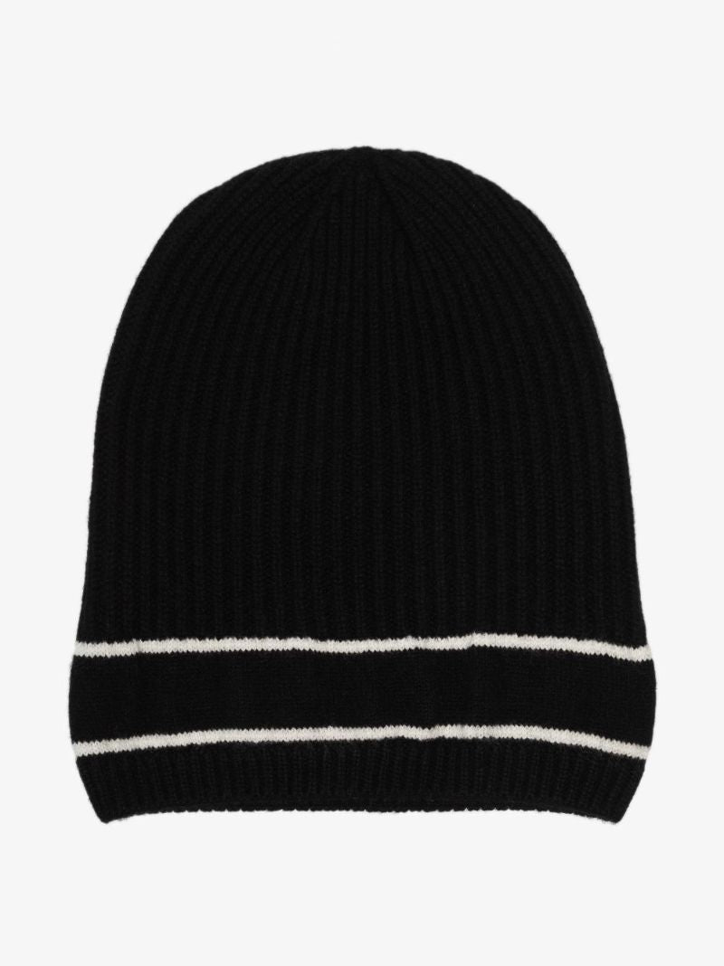 Black Logo Beanie Hat