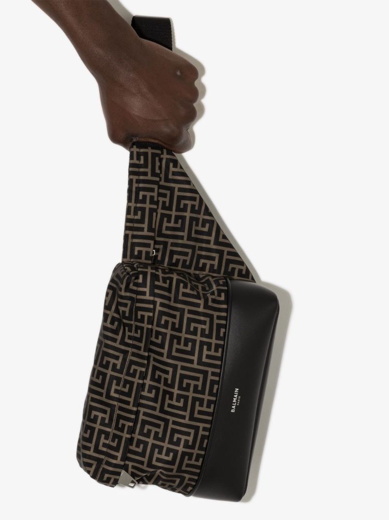 Black Monogram Cross Body Bag