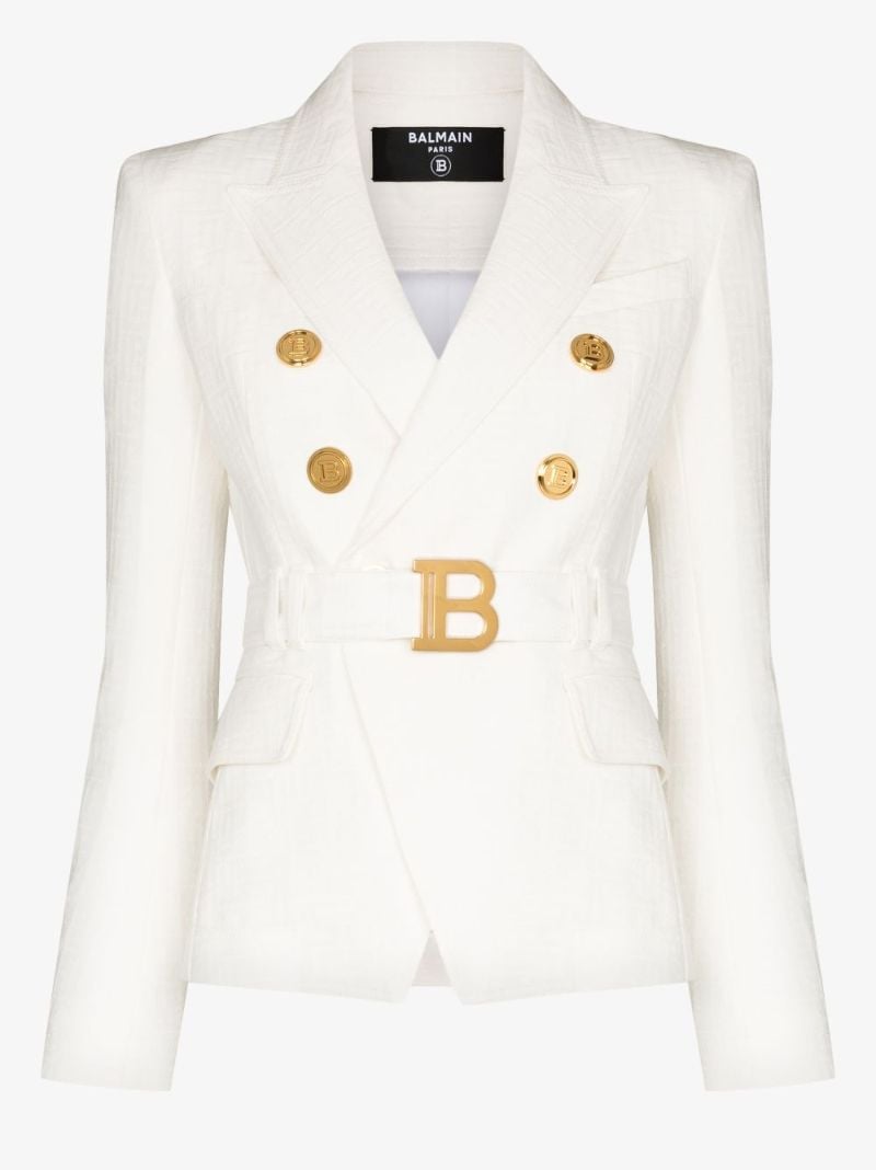 Double-breasted Monogram Blazer
