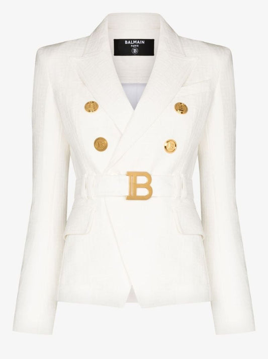 Double-breasted Monogram Blazer
