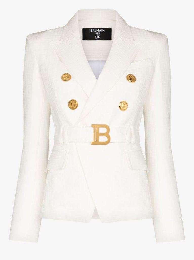Double-breasted Monogram Blazer