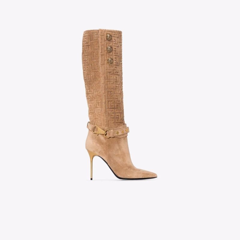 Neutral Robin 95 Knee-high Suede Boots
