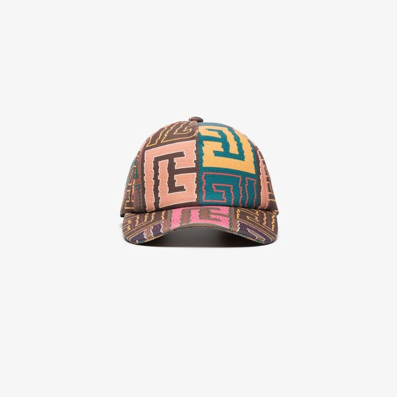 Multicoloured Monogram Baseball Cap