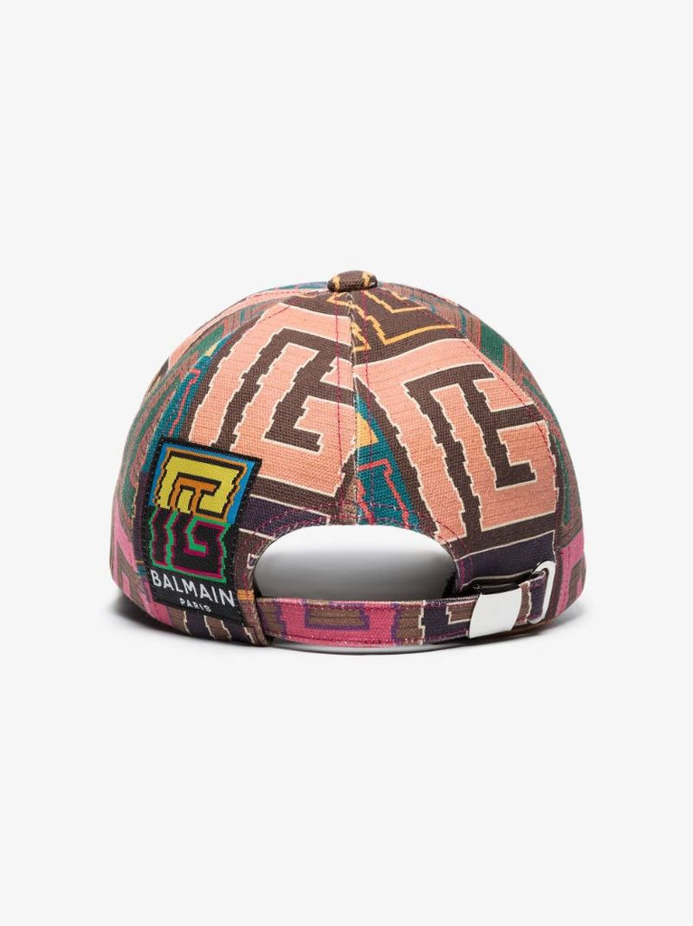 Multicoloured Monogram Baseball Cap