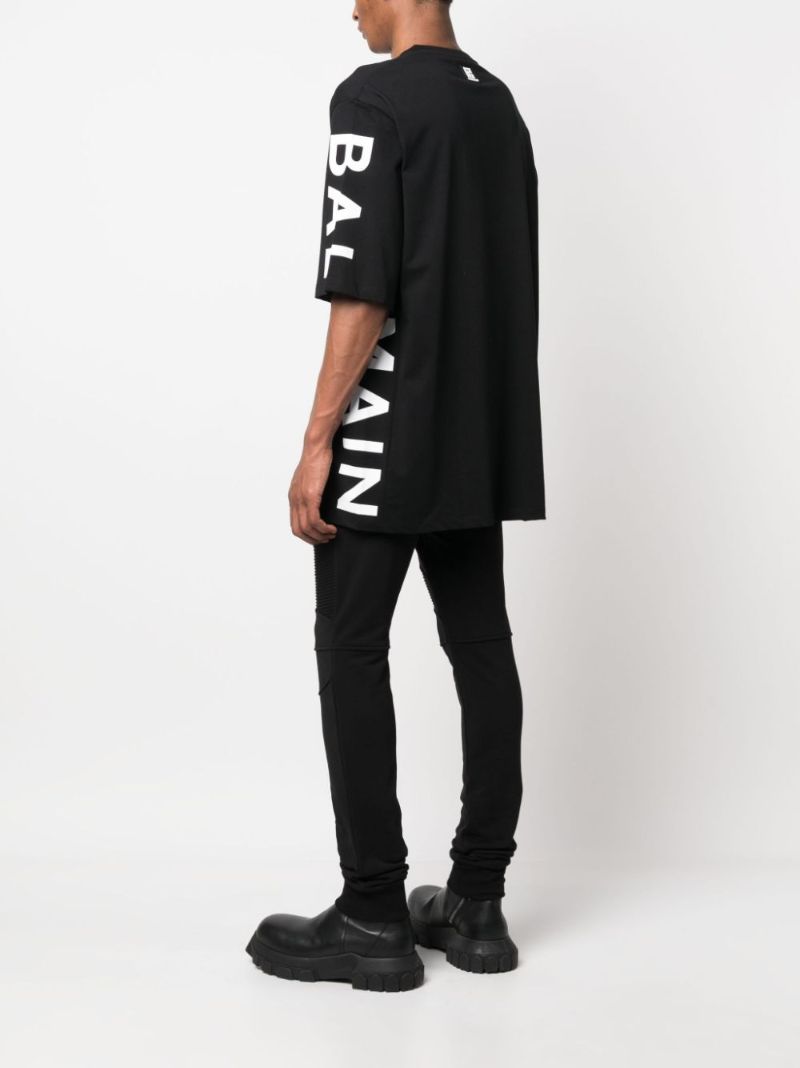 Black Logo Print T-shirt