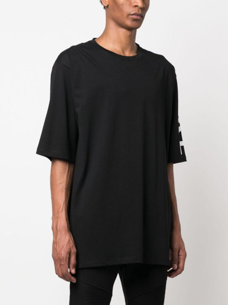 Black Logo Print T-shirt