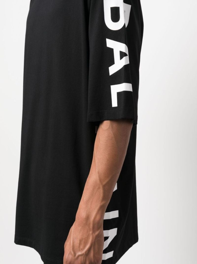 Black Logo Print T-shirt