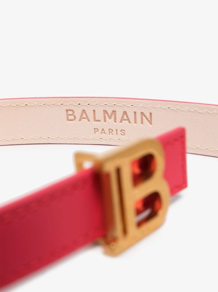 Pink Monogram Leather Belt