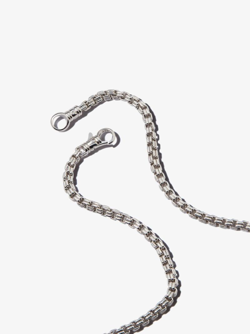Sterling Silver Venetian Double Chain Necklace