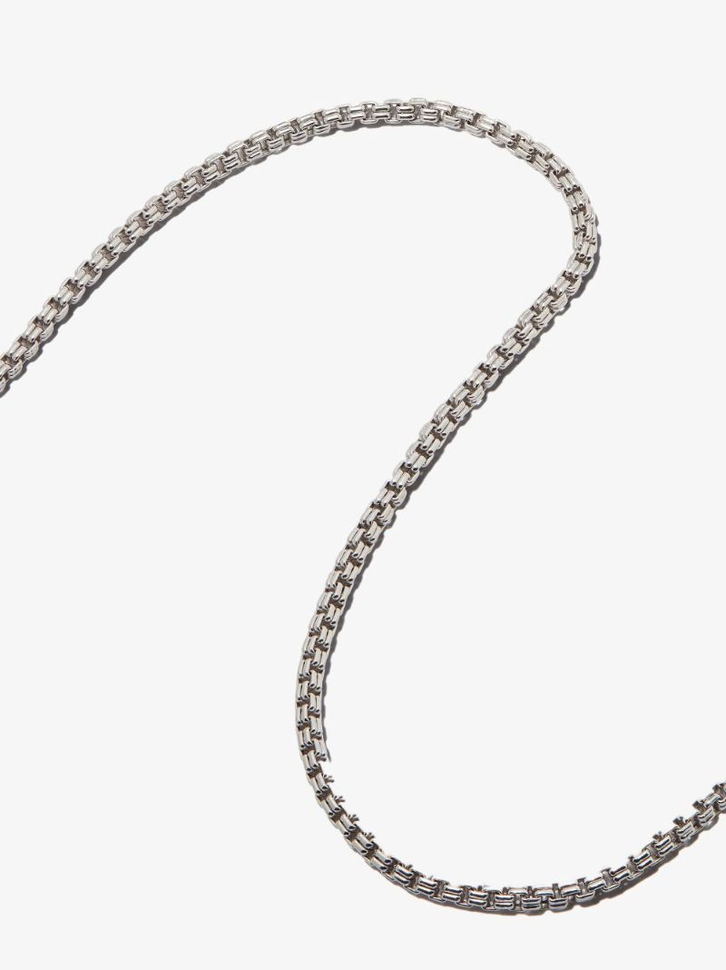 Sterling Silver Venetian Double Chain Necklace