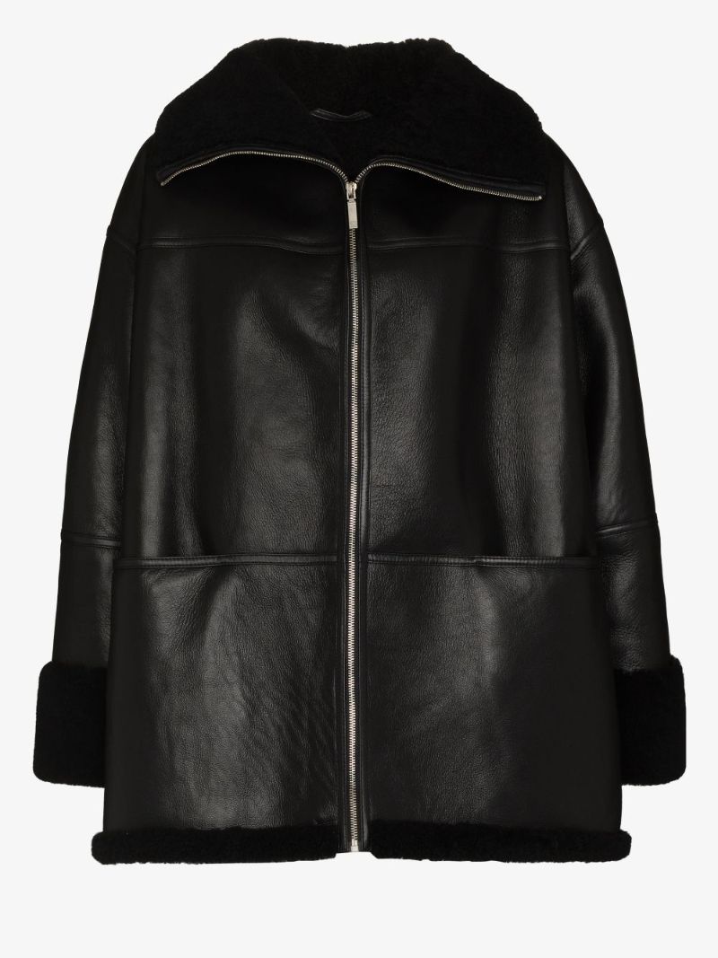 Shearling Trim Jacket