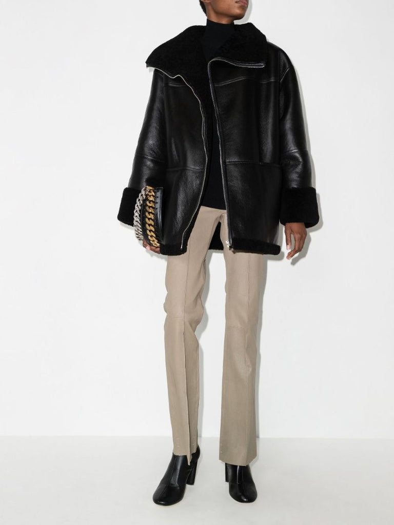 Shearling Trim Jacket