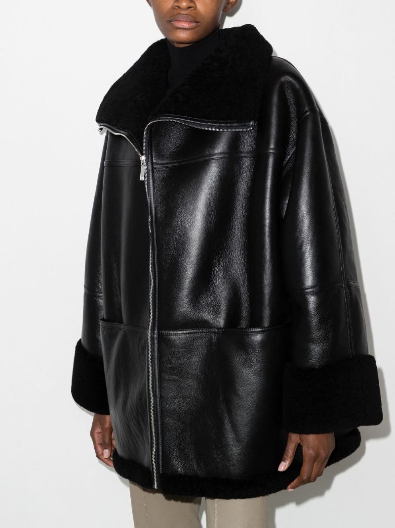 Shearling Trim Jacket