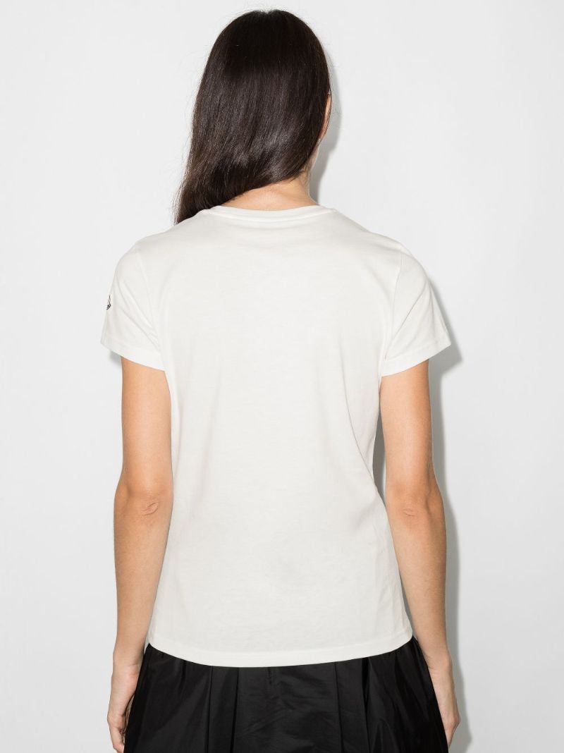 Embroidered Logo Cotton T-shirt
