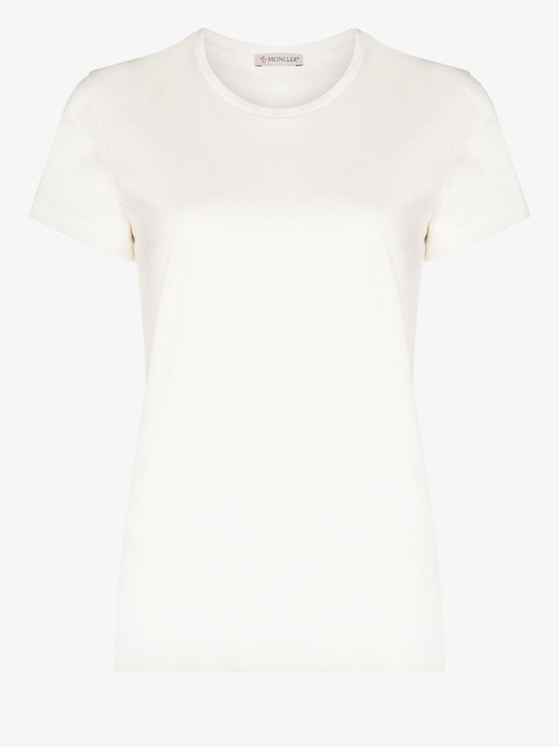 Embroidered Logo Cotton T-shirt