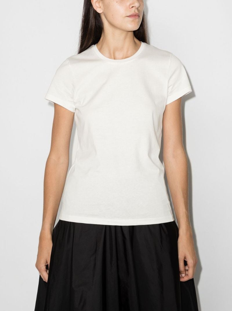 Embroidered Logo Cotton T-shirt