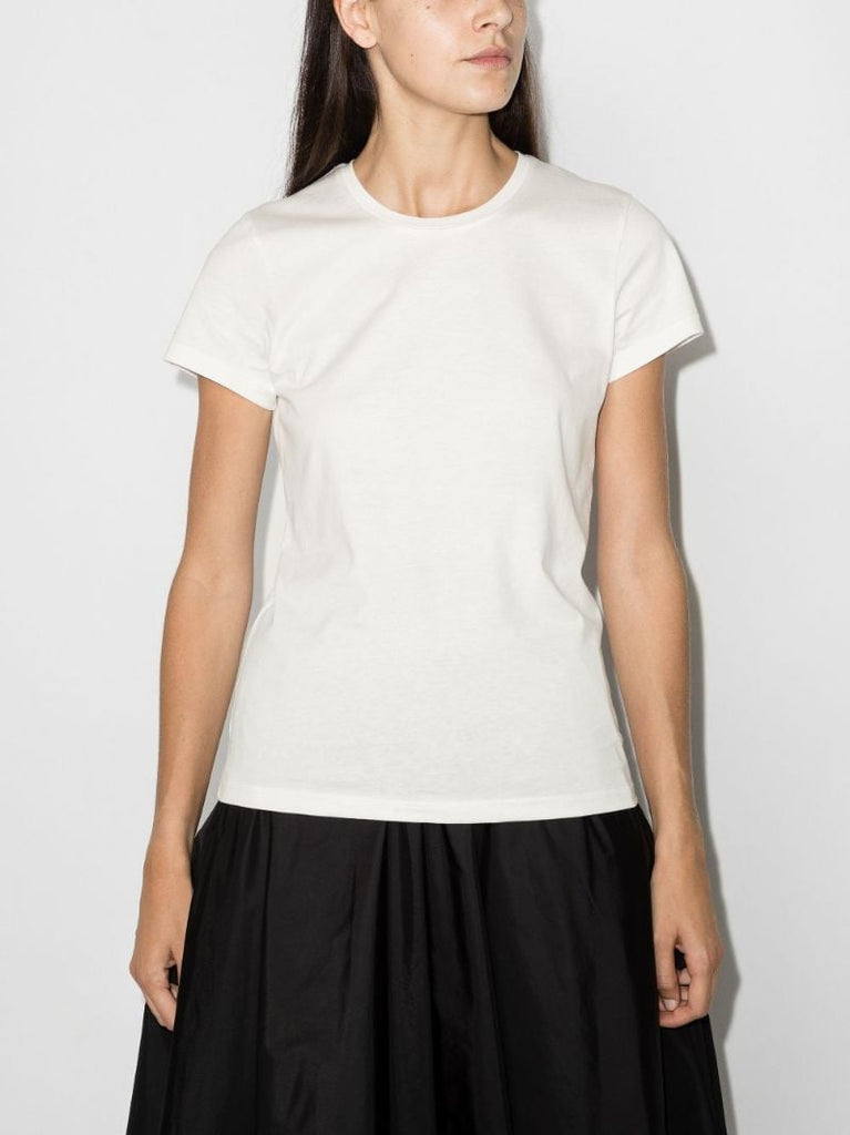 Embroidered Logo Cotton T-shirt