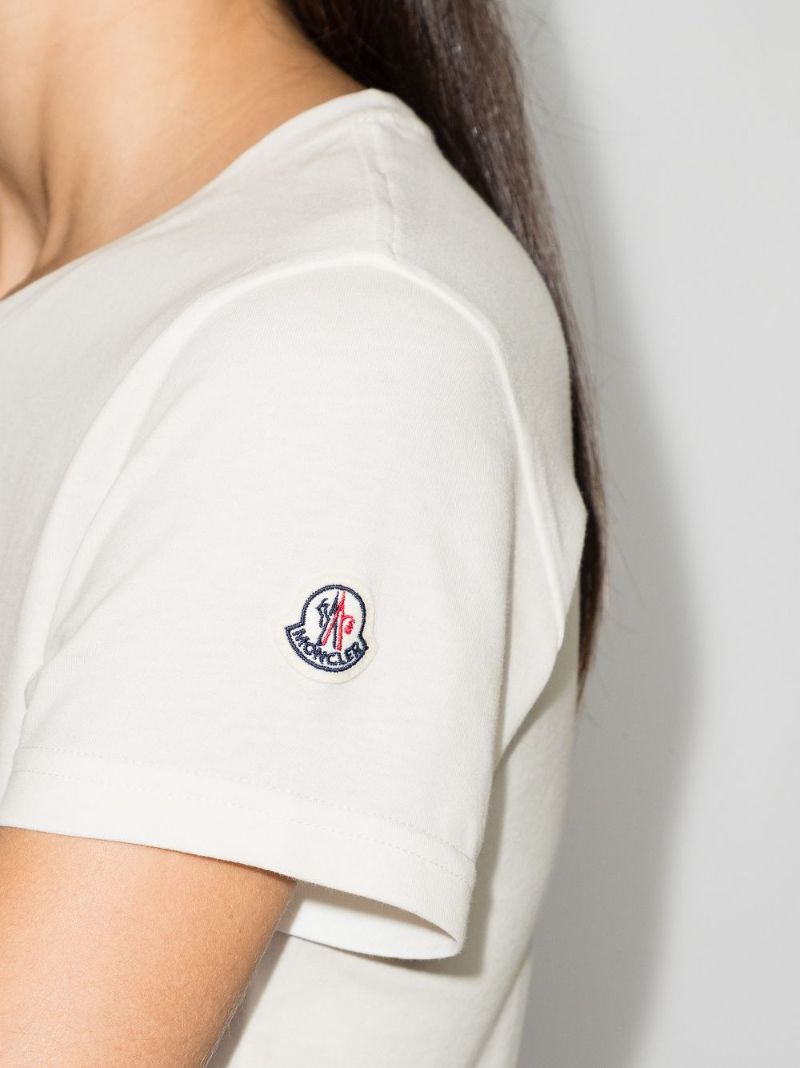 Embroidered Logo Cotton T-shirt