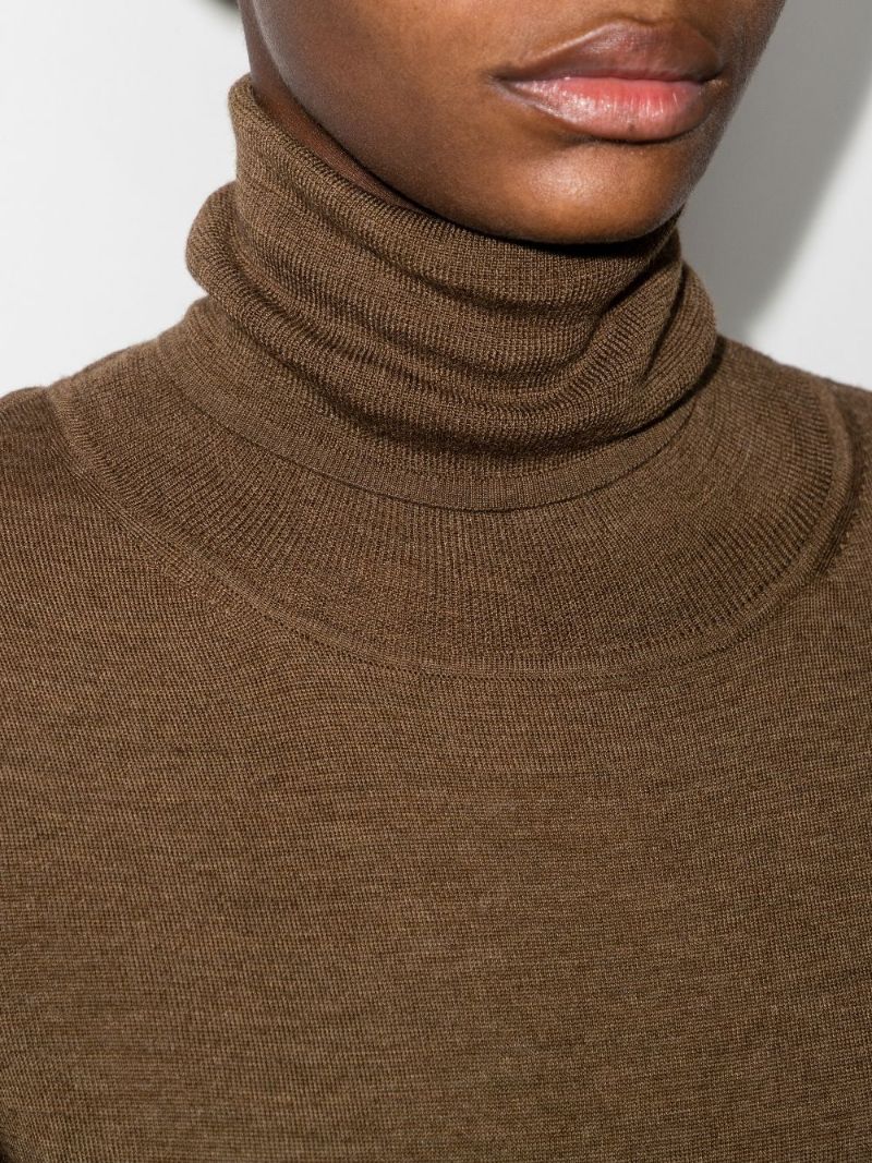 Roll Neck Wool Sweater