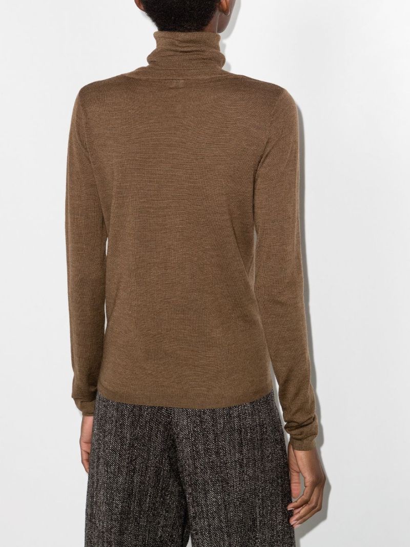 Roll Neck Wool Sweater