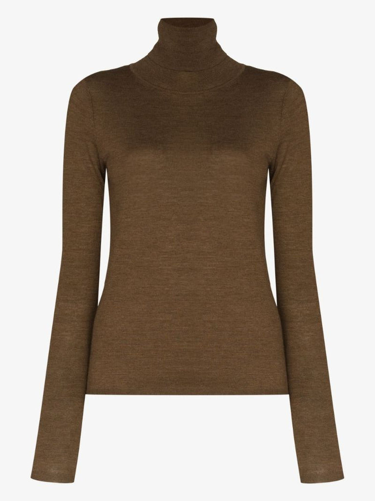 Roll Neck Wool Sweater