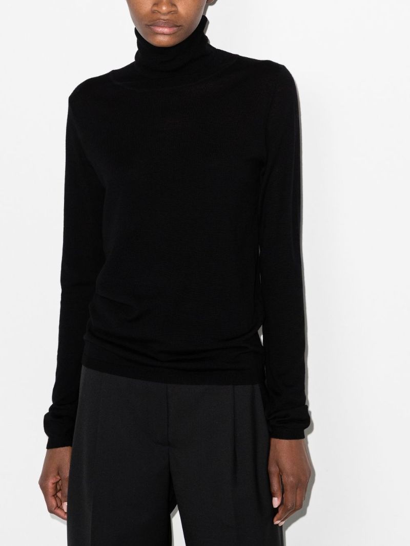 Roll Neck Wool Sweater