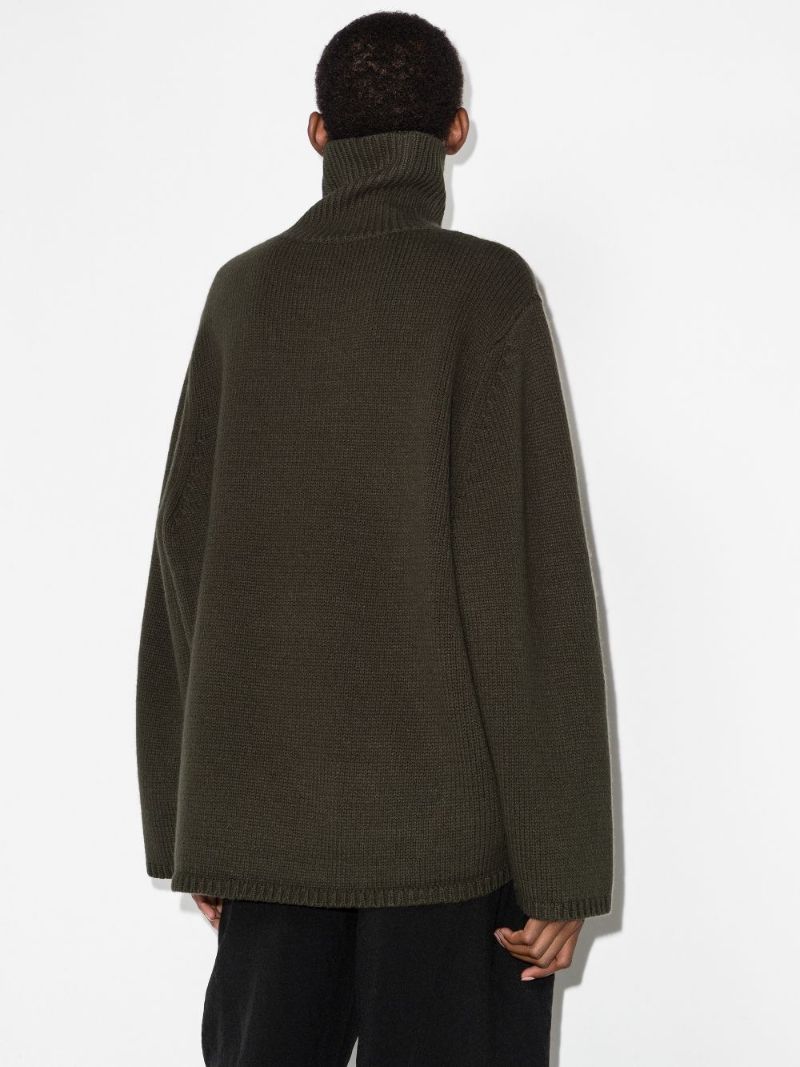Roll Neck Wool Sweater