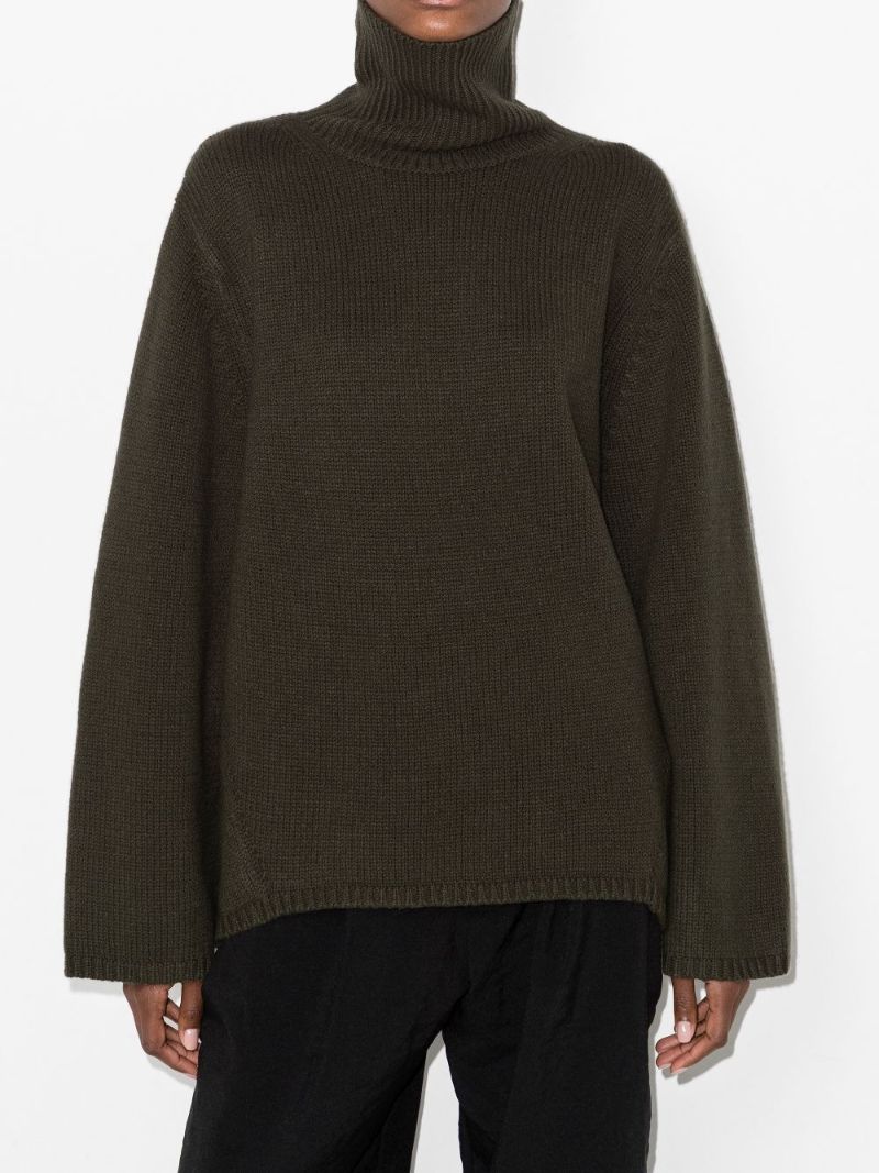 Roll Neck Wool Sweater