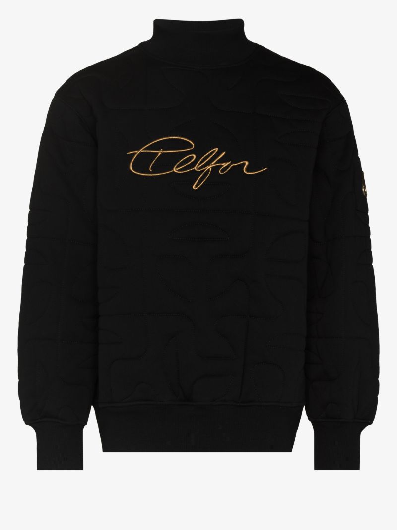 X Telfar Quilted High Neck Sweatshirt