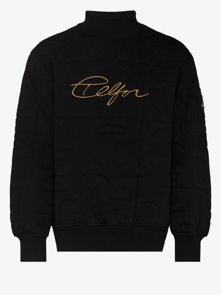 X Telfar Quilted High Neck Sweatshirt