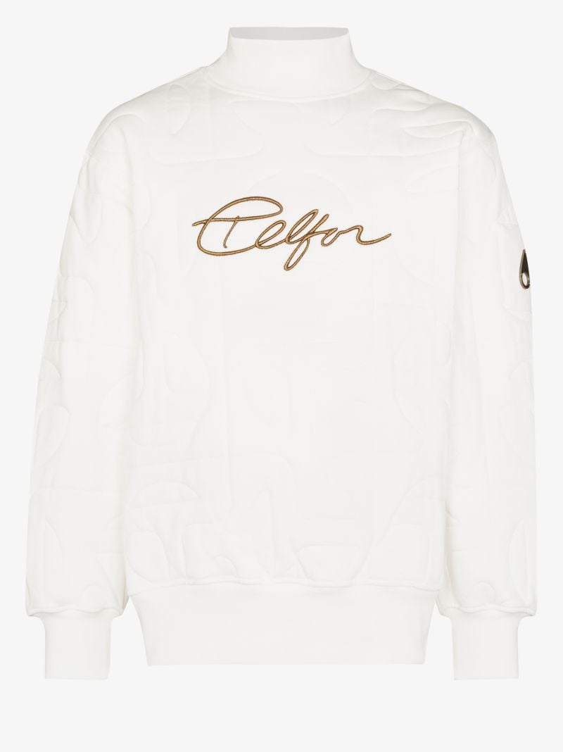 X Telfar Quilted High Neck Sweatshirt