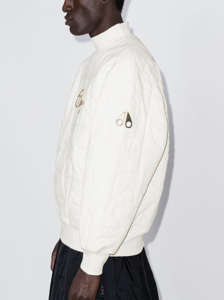 X Telfar Quilted High Neck Sweatshirt