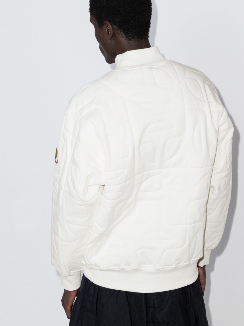 X Telfar Quilted High Neck Sweatshirt