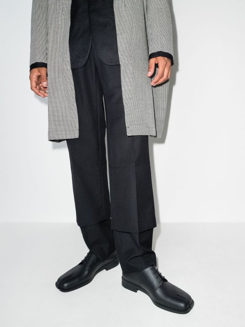 Black Tabi Derby Shoes