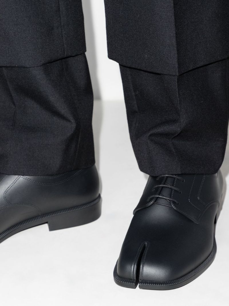 Black Tabi Derby Shoes
