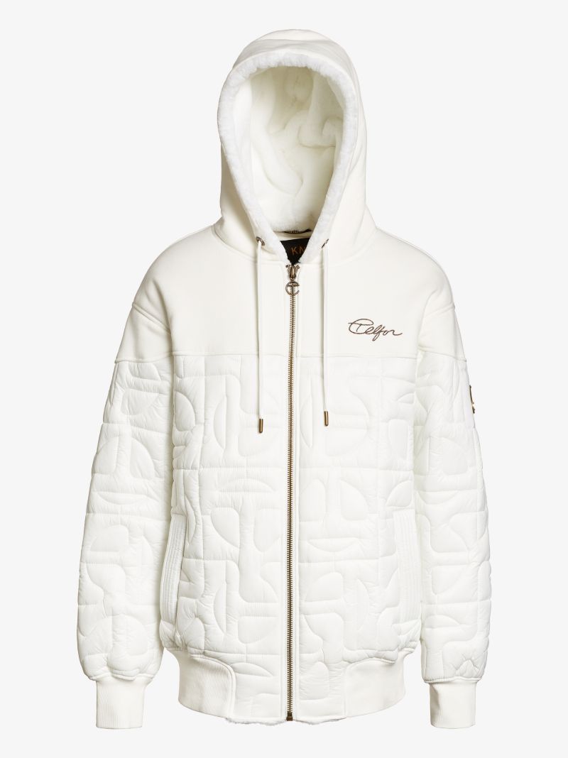 X Telfar Quilted Hooded Jacket