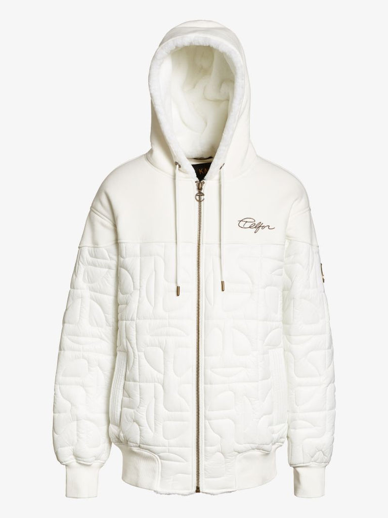 X Telfar Quilted Hooded Jacket