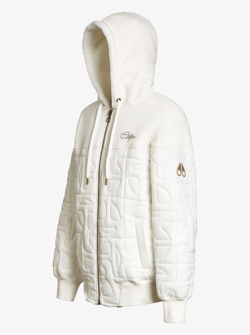 X Telfar Quilted Hooded Jacket