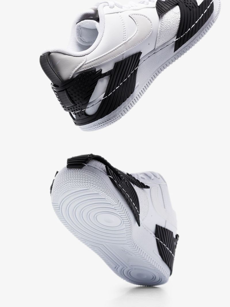 White Ndestrukt Air Force 1 Sneakers