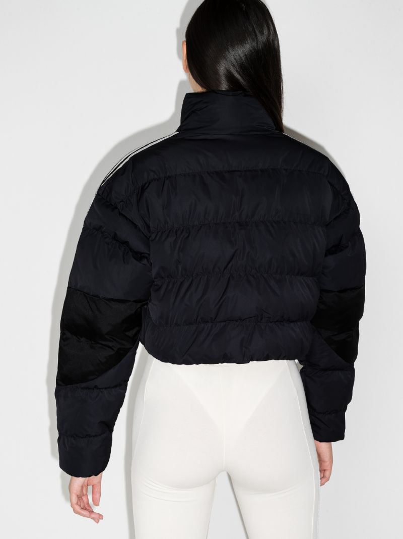 3-stripe Cropped Puffer Jacket