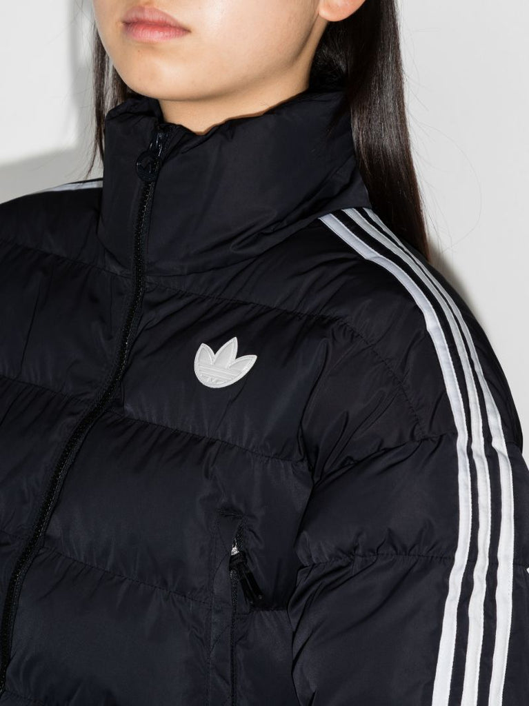 3-stripe Cropped Puffer Jacket