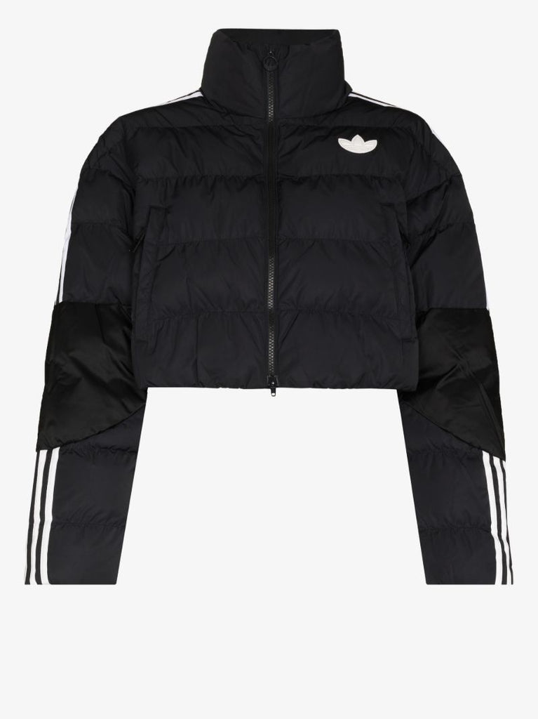3-stripe Cropped Puffer Jacket