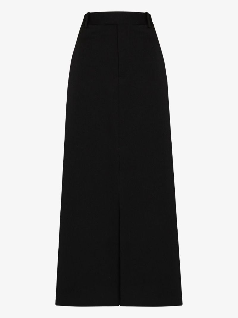 Wool Midi Skirt