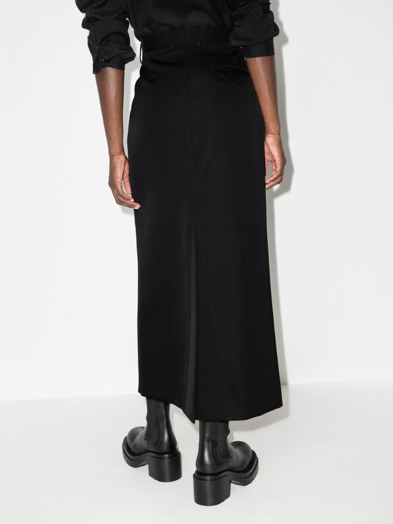 Wool Midi Skirt