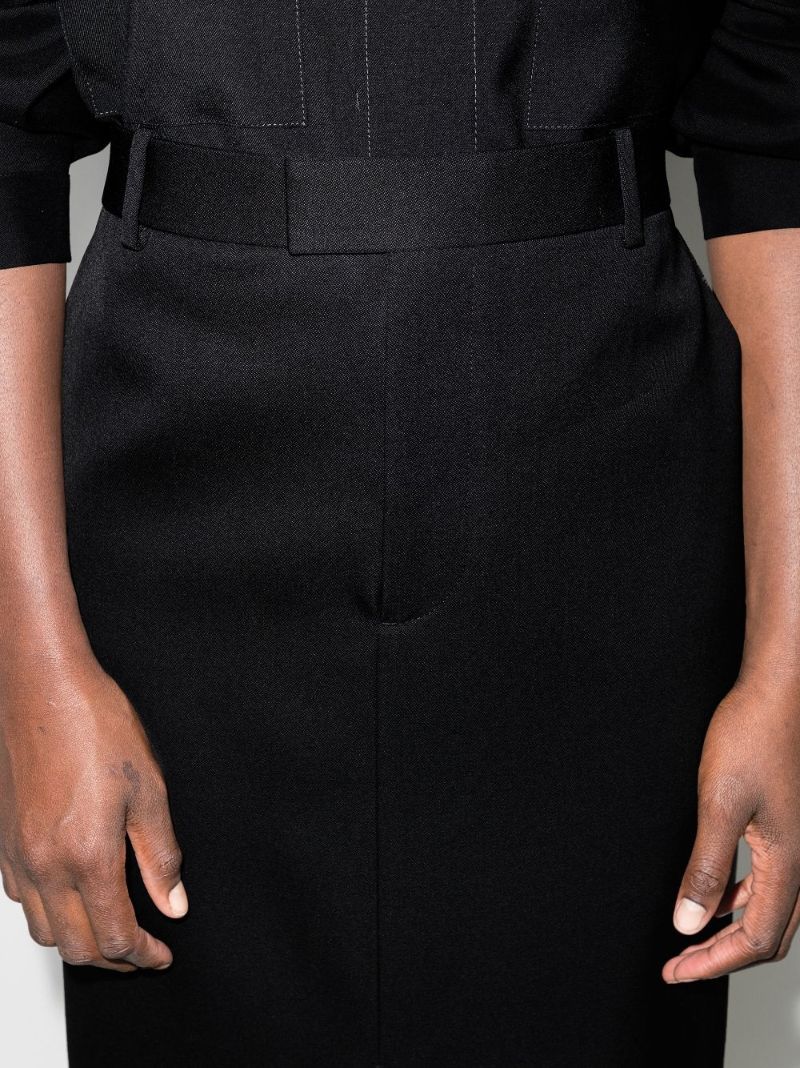 Wool Midi Skirt