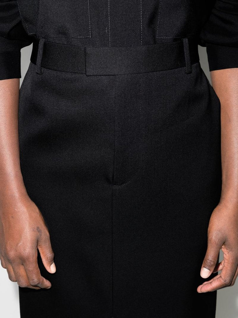 Wool Midi Skirt
