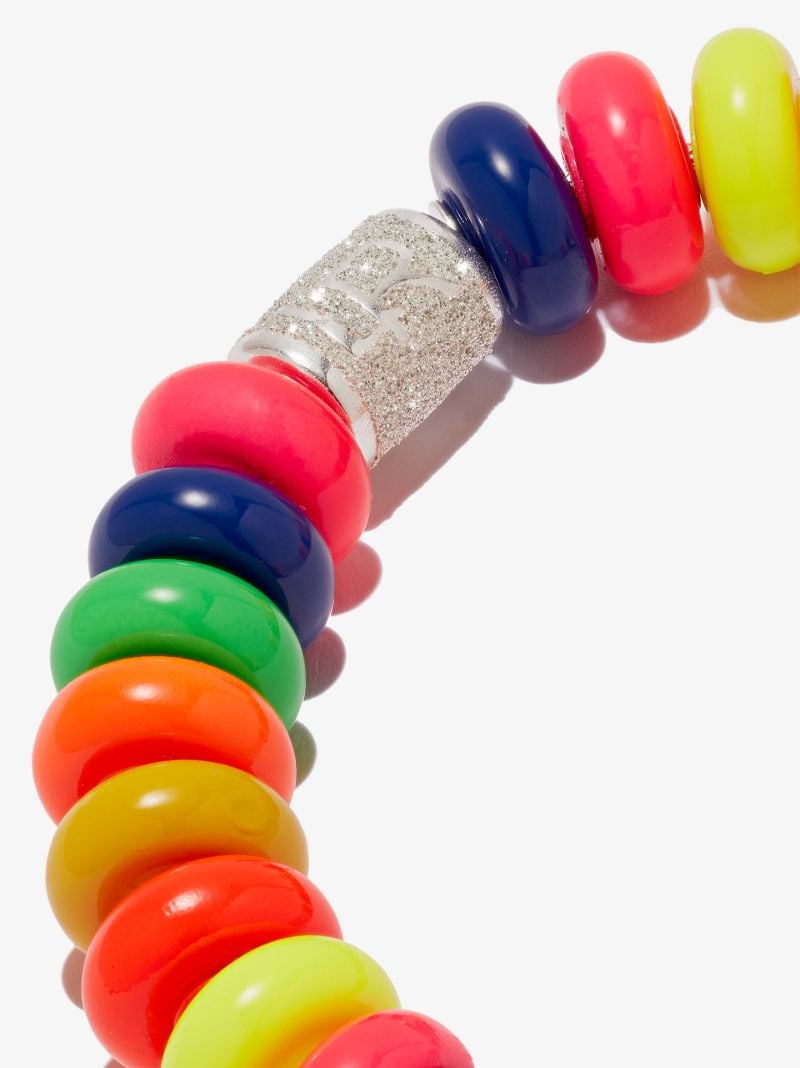 Multicoloured Happy Beaded Bracelet