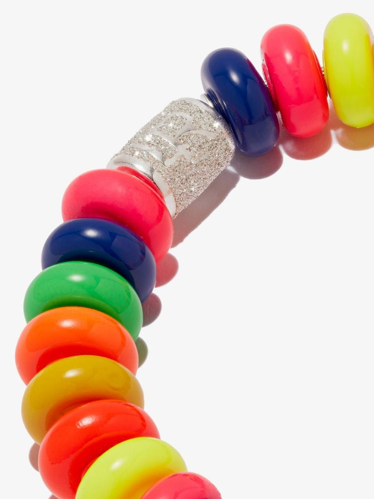 Multicoloured Happy Beaded Bracelet